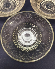 Блюдца/розетки, Дятьковский ХЗ 1963гг, винтаж, СССР. Набор 6шт. Картинка 3